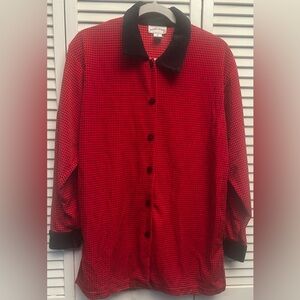 Frazier Lawrence Red and Black Tunic